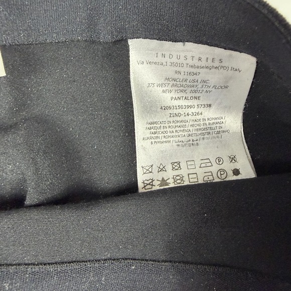 Moncler Women's Black Tights With Zipper Pocket IT 38 00 - Picture 4 of 5